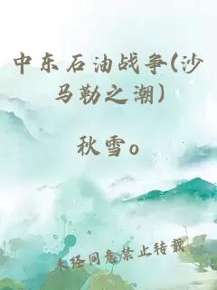 中东石油战争(沙马勒之潮)